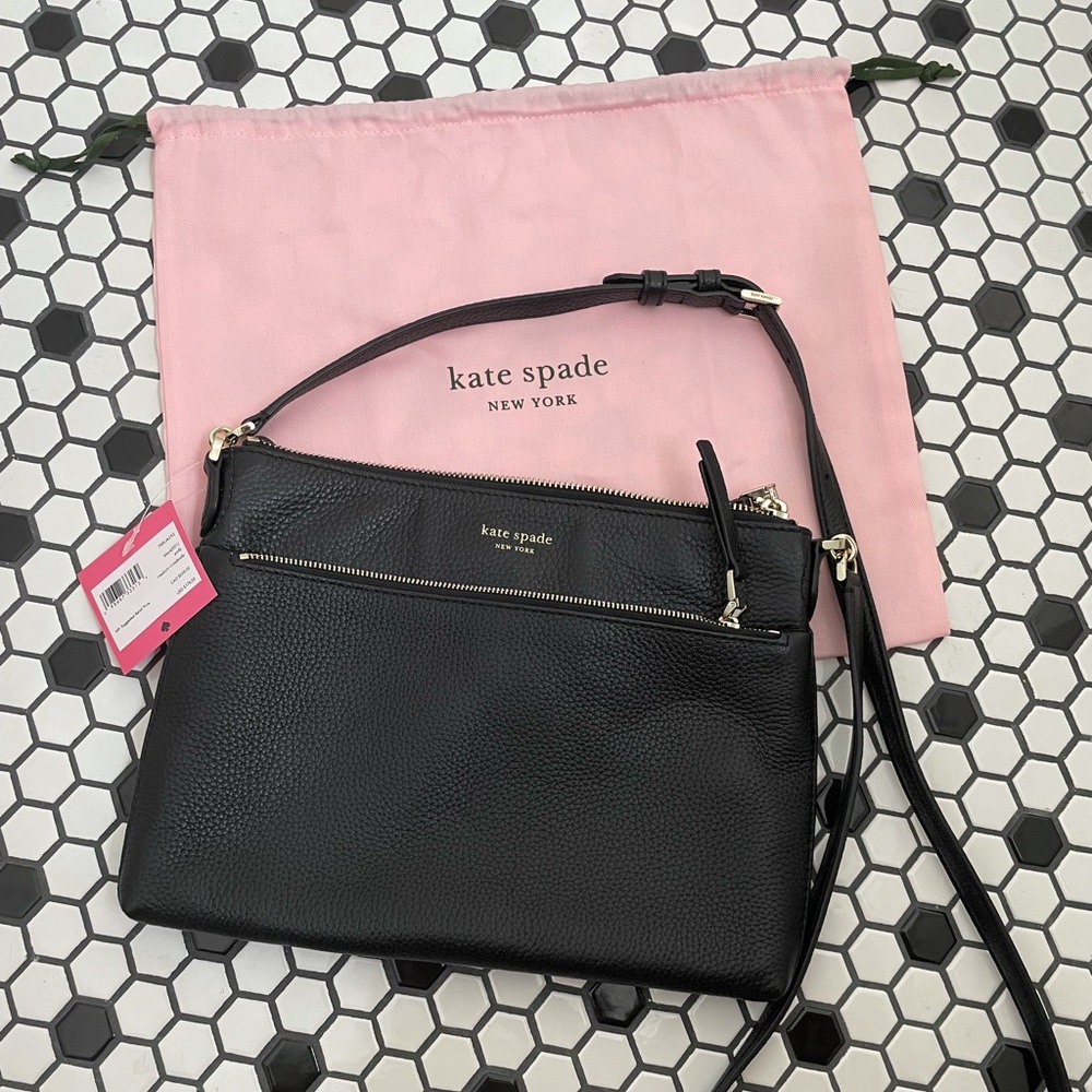 Kate Spade Crossbody Polly Medium Pebbled Leather